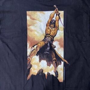 NWOT hanes beefy graphitti 2004 conan the barbarian tee